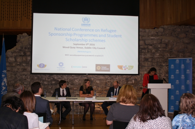 Alaa, GPSYS Scholar, presenting her experience as student in Portugal
